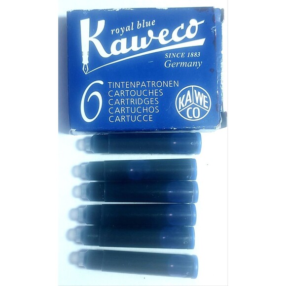 Lot Of 18 Assorted Black & Blue Fountain Pen Cartridges Kaweco Caran d'Ache - Picture 2 of 5